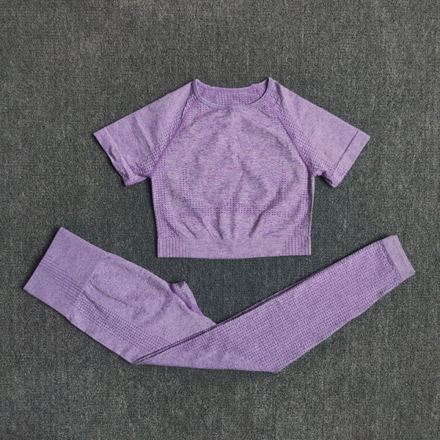 2/3/5PCS Seamless Leggings/Shorts/Sports bra/Long sleeve