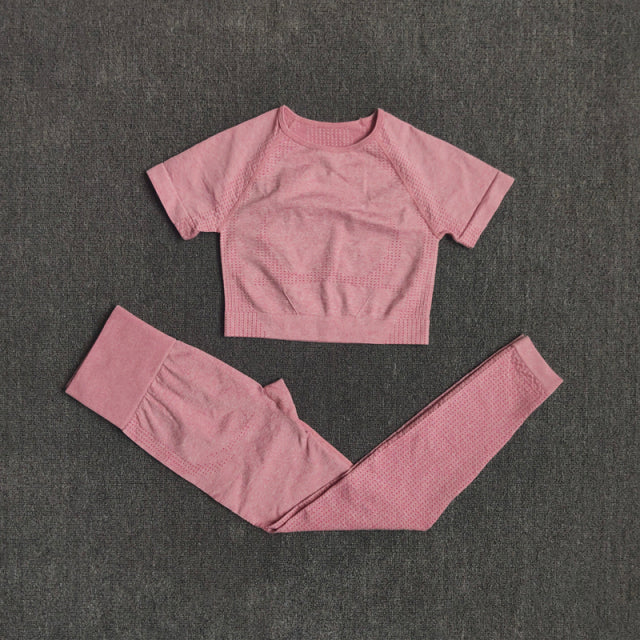 2/3/5PCS Seamless Leggings/Shorts/Sports bra/Long sleeve