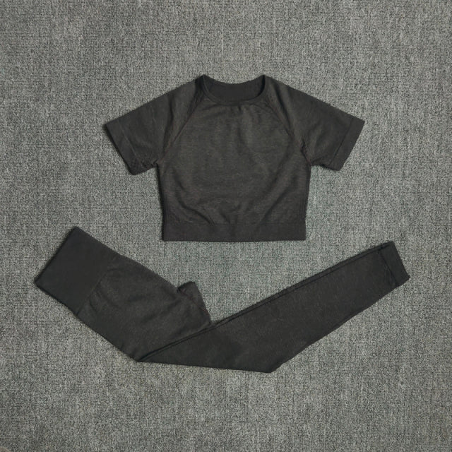 2/3/5PCS Seamless Leggings/Shorts/Sports bra/Long sleeve