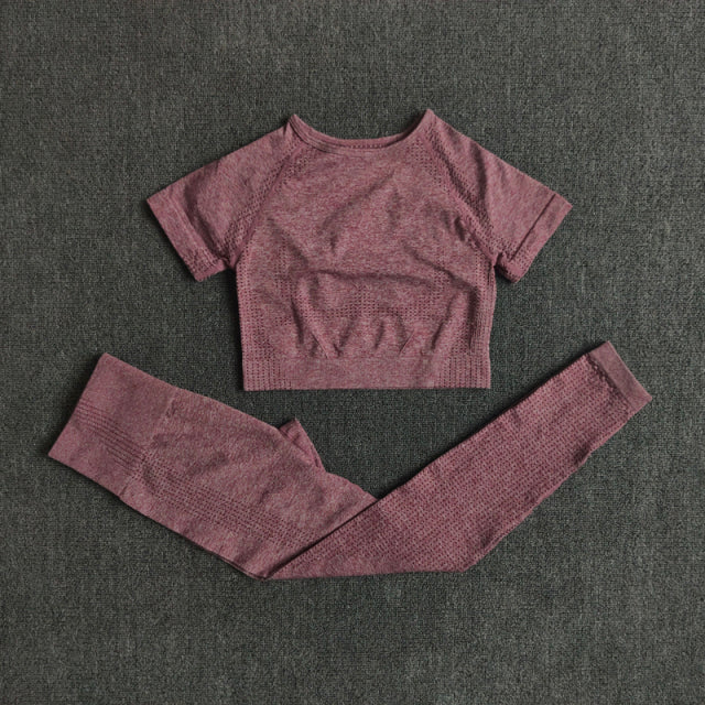 2/3/5PCS Seamless Leggings/Shorts/Sports bra/Long sleeve
