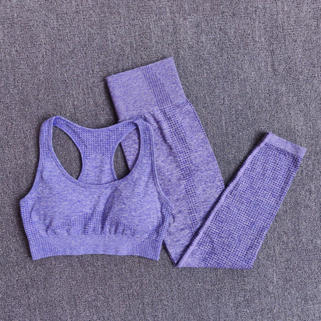 2/3/5PCS Seamless Leggings/Shorts/Sports bra/Long sleeve