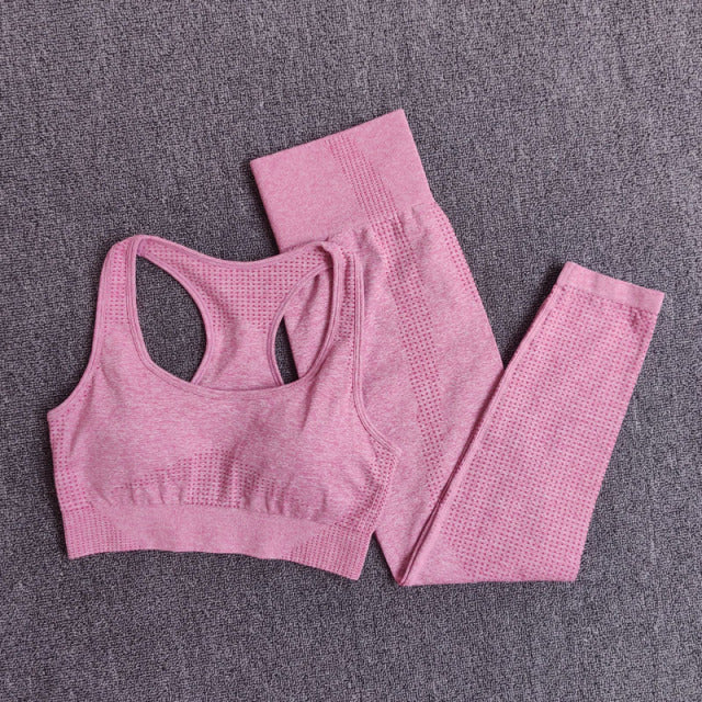 2/3/5PCS Seamless Leggings/Shorts/Sports bra/Long sleeve