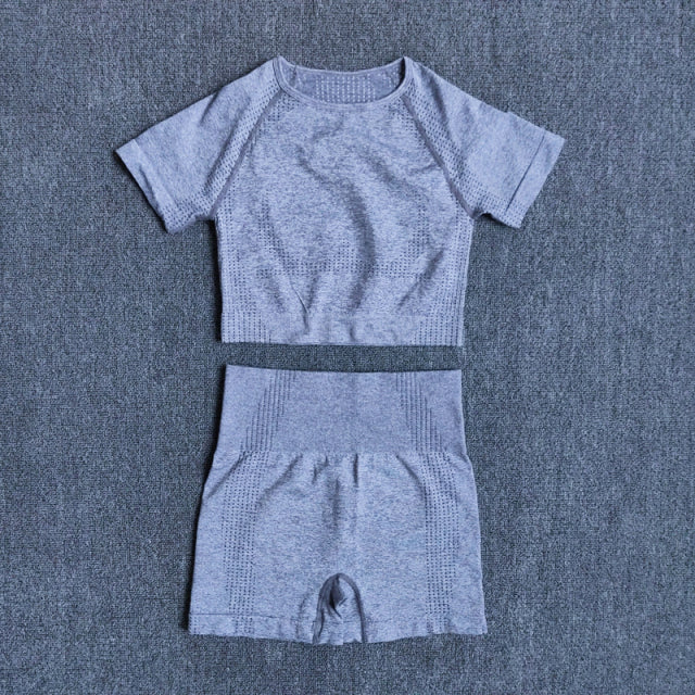 2/3/5PCS Seamless Leggings/Shorts/Sports bra/Long sleeve